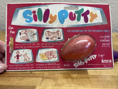 Vintage 1981 silly putty - 1981,