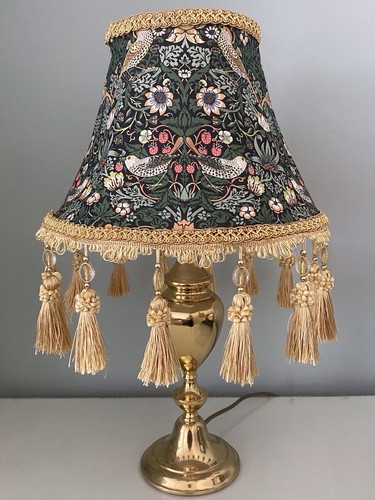 Victorian tasselled lampshade - victorian,