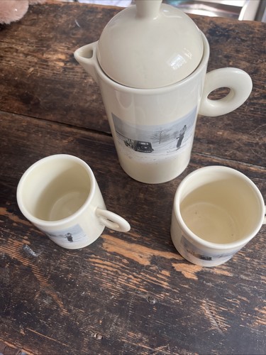 Vintage coffee pot - off, white