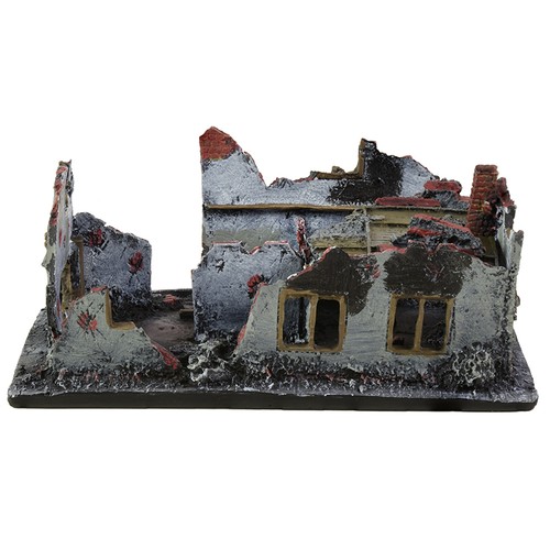 Conflix ruined house diorama - house,