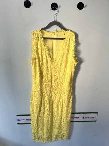 Yellow neck lace effect - yellow,
