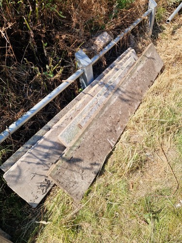 Concrete gravel boards - gravel,