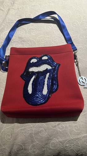 Red neoprene tote - neoprene,