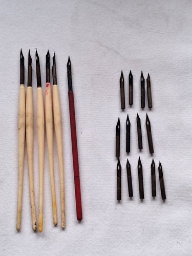 Joblot vintage crow quill - joblot,
