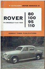ROVER P4 80 95 100 110 SALOON