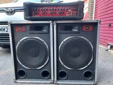 P.A system for band (Audiotec) + 2 x speakers (IBL)