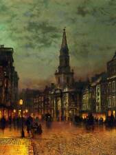 John Atkinson Grimshaw Blackman Street London 1885 Old Art Painting Print 1617Om