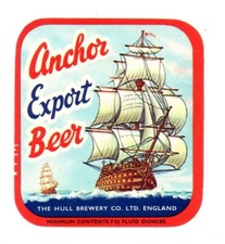 England - Vintage Beer Label -