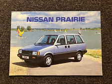 NISSAN PRAIRIE BROCHURE 1987 -
