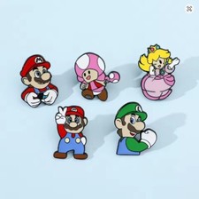 Set of 5 x Super Mario Pin