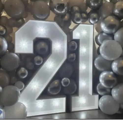 4ft light numbers - 4ft,