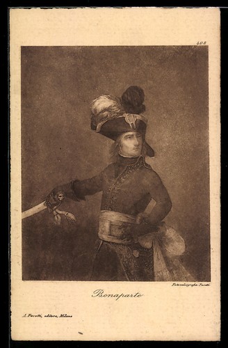 Postcard napoleon bonaparte - bonaparte, in