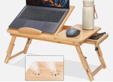 Adjustable Bamboo Laptop Desk