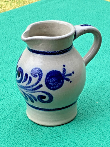 Vintage merkelbach blue salt - blue,