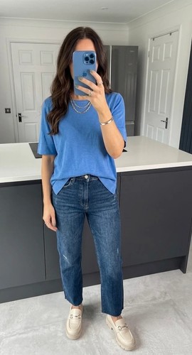 Peter hahn top - size, blue