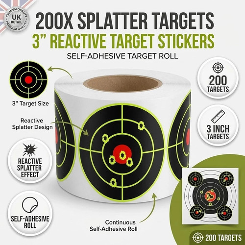 200x splatter targets - 200x,