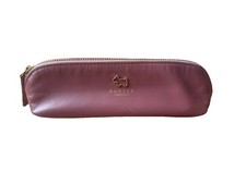 Radley Women’s Pink Leather pen,pencil Case