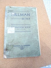 The Hillman Minx Instruction