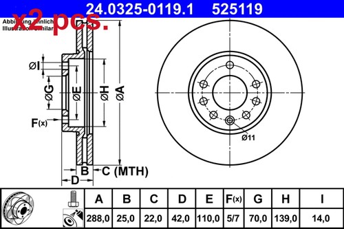 Pcs front rear brake - /,