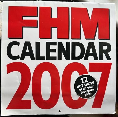 Rare 2007 fhm calendar - 2007,