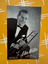 Vintage GLENN MILLER RP POSTCARD 1940s bandleader musician Mutoscope RARE 725