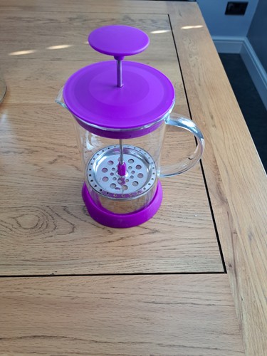 Purple cafetiere french press - cafetiere,