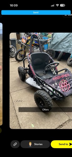 Highper metal pedal kart - metal, go-kart