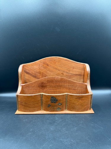 Vintage wooden letter rack - wooden,