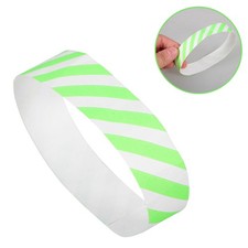  100 Pcs Festival Wristbands Paper Bracelets Event Disposable for Events