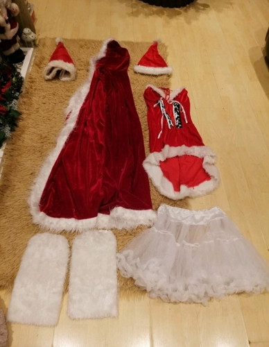 Sexy mrs santa - costume, cloak