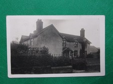 Postcard - Real photo of House. Postmark-Knighton, Market Drayton, Shropshire. P