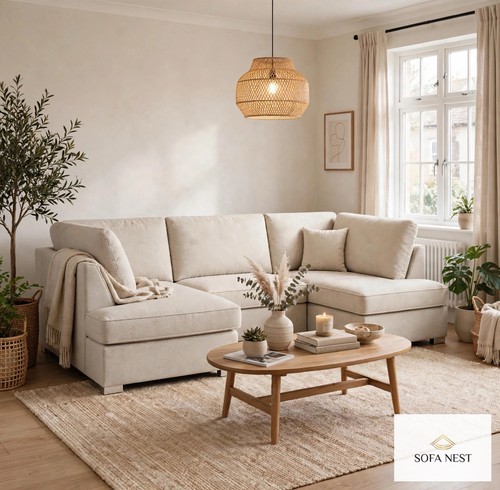 Sofa nest shape corner - u-shape,