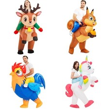 Halloween Squirrel Elk Chien Inflatable Costume For Kids And Adults