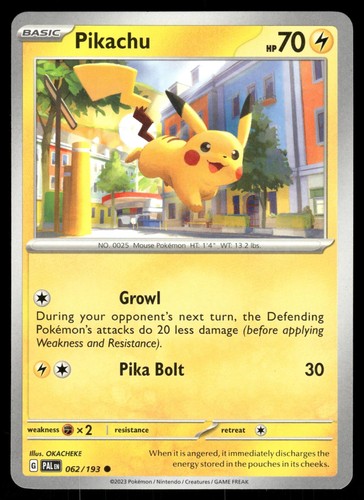 Pikachu 062 193 common paldea - pikachu,
