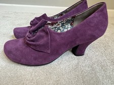 HOTTER 'DONNA' PURPLE SUEDE