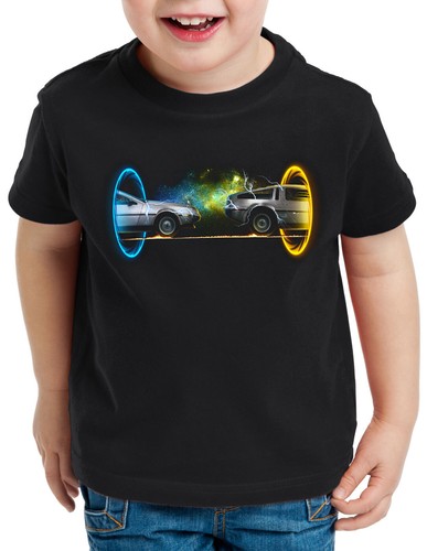 Delorean portal kids shirt - portal, t