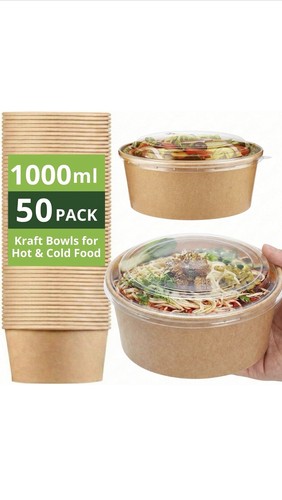 50pcs 1000ml eco - 50pcs, (35oz)