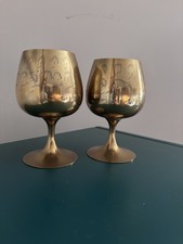 Antique Pair of Brass Indian