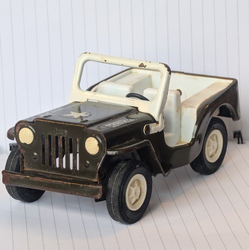 Vintage tonka toys army - tonka, jeep