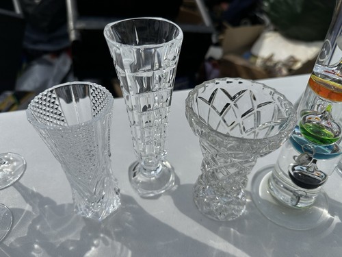 Assorted clear cut - assorted, glass