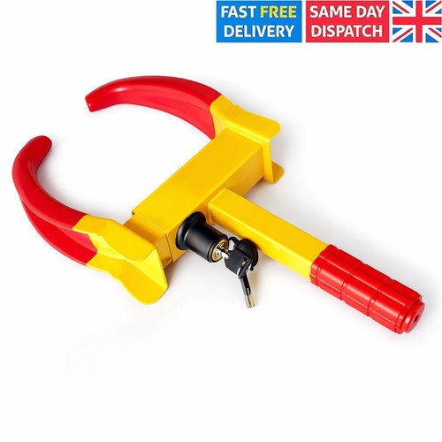 Wheel clamp for car trailer - for,