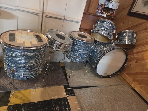 1970s vintage ludwig drume set - ludwig,