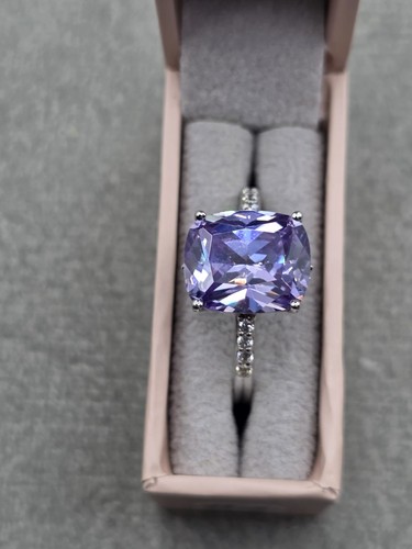Qvc diamonique cushion - diamonique, cz
