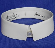 Vintage starched shirt collar