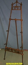 Antique Oak Easel Self