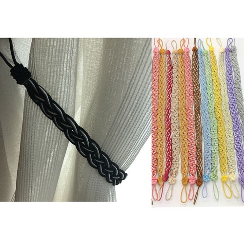 Pair rope curtains tie - curtains,