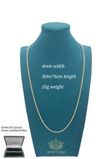 Mens 9ct Gold XP 4mm Diamond