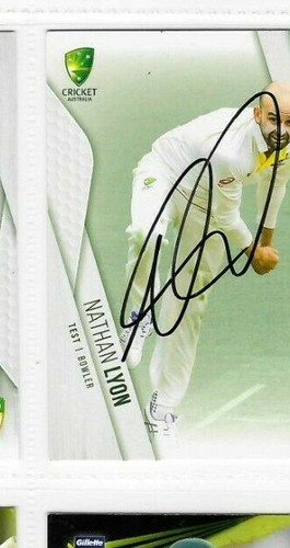 Nathan lyonsigned - nathan, lyon(australia)signed