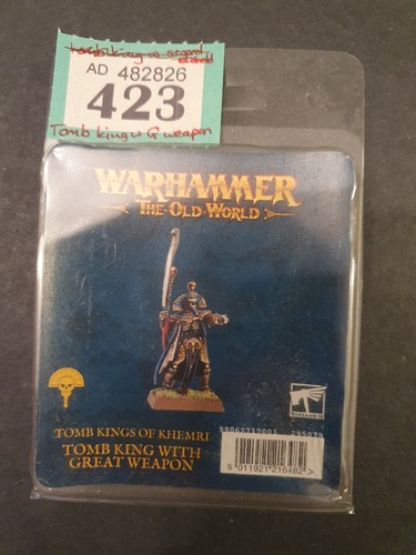 Tomb king with great weapon - king,