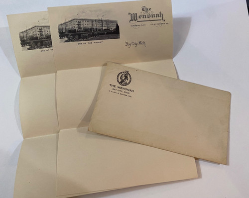 Wenonah hotel letterhead and - hotel,